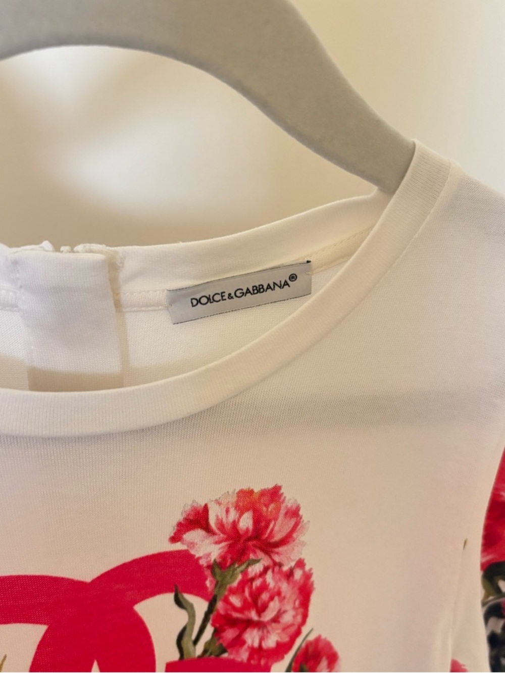 Dolce & Gabanna Kids Carnation Print Dress - Picture 13 of 16